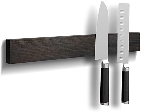 מחזיק סכין מגנטי בגודל 16 אינץ ', רצועת סכין מגנטית לקיר עם מגנט חזק במיוחד, עץ עץ עץ עץ עץ סכין מתלה מגנטי