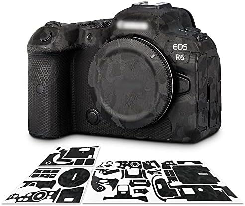 Kiorafoto אנטי-סקרץ 'מצלמה אנטי-לובשת סרטי עטיפה סרטים לסרט Canon EOS R6 מצלמה מדבקת קישוט הגנה על גוף-הסוואה
