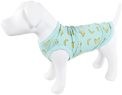 חברים הניתנים לחברים כלב מחמד כלב וחתולים חולצות כותנה 2 pk, בננות פיצה, X-Small
