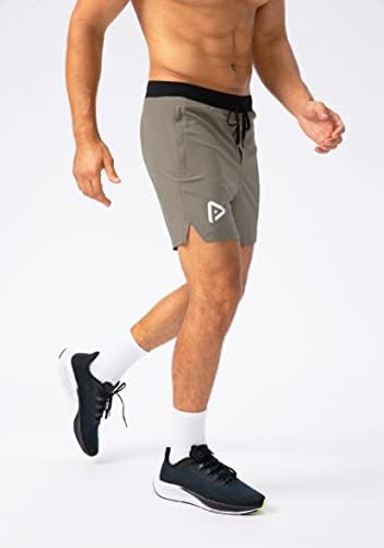 אימון לגברים של פינקבומב מפעיל מכנסיים קצרים בגודל 5 אינץ 'קל משקל קלים כושר כושר יבש מהיר מכנסיים