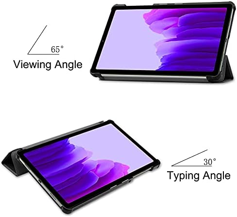 עבור Galaxy Tab A7 Lite 8.7 אינץ '2021triflold Stand, Pu Front and PC גב טבליות מגן בגוף מלא כיסוי הפוך לסמסונג