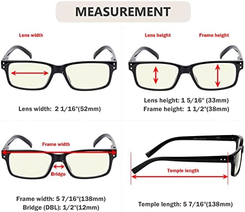 אפור צב-שמאל עין + 1.00 מחשב כחול אור חסימת קריאת משקפיים עם חוזק שונה עבור כל עין