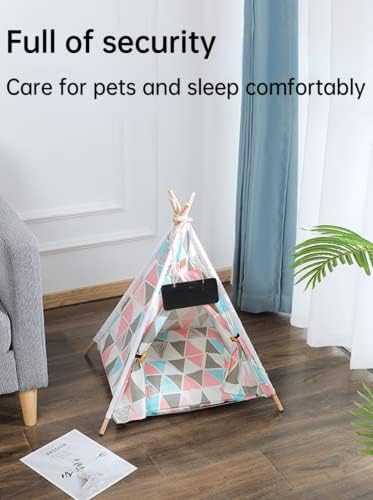 חיצוני קמפינג רוח חתול אוהל מקורה כותנה ופשתן אוהל בית להסרה ורחיץ ארבע עונות זמין חתול קן מיטה נייד חתול וכלב