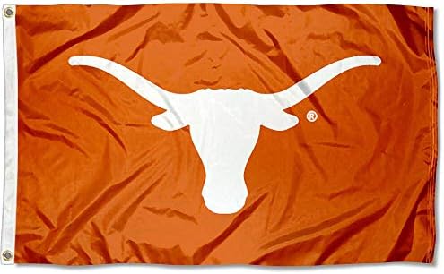 דגל Bevo של אוניברסיטת טקסס וארהב 3x5 סט דגל
