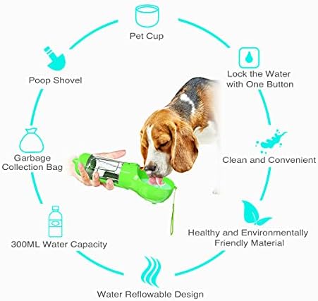 נה לחיות מחמד נייד כוס הליכה כלב כוס 300/500 מ ל כלב נסיעות כוס כלב קומקום חיצוני מתקן מים לחיות מחמד מים כוס