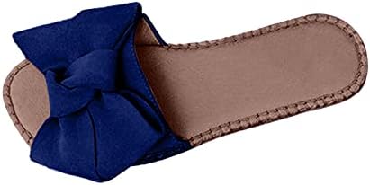 סנדלי TOEAVA לנשים קשת פופולרית פותחת בוהן סנדלים שטוחים.