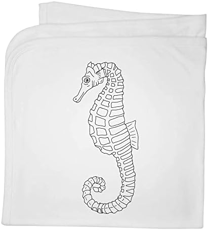 Azeeda 'Seahorse' שמיכה/צעיף כותנה כותנה