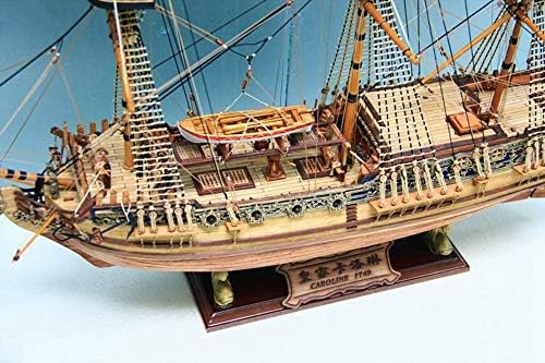 רויאל קרוליין 1749 בקנה מידה 1/50 33 עץ ספינה דגם ערכות בקנה מידה דגם