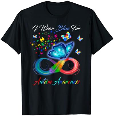 אוטיזם מודעות-אני ללבוש כחול עבור אוטיזם מודעות מתנות חולצה