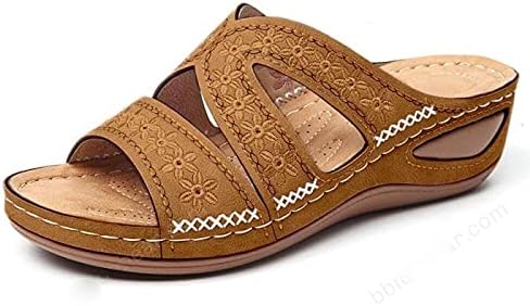 נשים מחליקות סנדלים נוחות ללא החלקה נפתחה נעלי בוהן נפתחות בוהן קלות טריזים קיץ פלפורמים נעליים רומיות