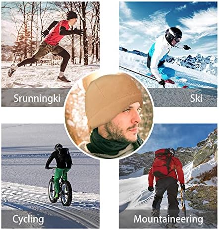שעון צמר צוואר צוואר הכובע כובע כיפה חורף לחורף לגברים/נשים רכיבה על סקי סקי טיולים טקטי כובע גולגולת טקטי