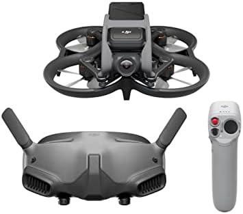 DJI Avata Pro-View Combo-תצוגה מגוף ראשון מלט מלט Quadcopter עם וידאו מיוצב 4K, סופר 155 ° FOV,