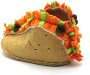 פנקו טאקו שלל - מתנות לתינוקות מגניבות וייחודיות נעלי תינוקות מהנות נעלי טאקו 6-12 חודשים נעלי תינוקות