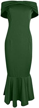 שמלות קפיץ של פרגירן לנשים 2023, שמלת שמלת דגים ללא שרוולים בשמלת דגים ללא שרוולים בשמלת דג עם שרוולים, שמלת