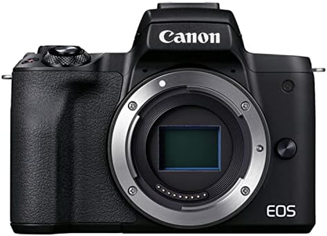 CANON EOS M50 Mark II גוף מצלמה דיגיטלית נטולת מראה בלבד + 64GB זיכרון + מקרה + תרמיל אחיזה יציב + חצובה +
