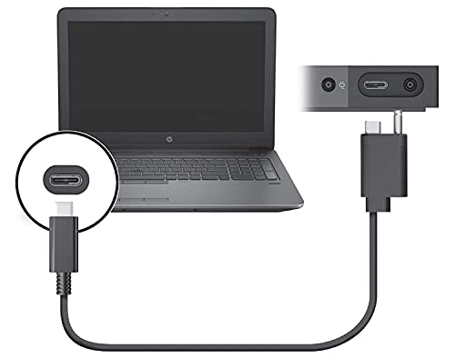 כבל תחנת העגינה של USB-C עבור HP Elitebook 840 G3, X260 1030 G2, Elite X2 1012 G1, סוף מותאם אישית יחיד, שחור