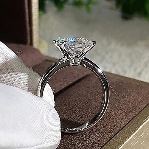 2023 חדש אישית מתכת כיכר יהלום נשי טבעת תכשיטי מתנה גדול מלבני יהלומי האהבה טבעות לנשים