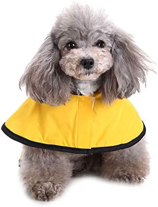 מעיל גשם של כלב סלמאי עם קפוצ'ונים תלבושות סרבל קסם מתכווננות מתכווננות לבגדי חתול חיית מחמד