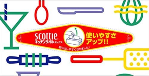 ציוד לניקוי משק הבית של יפן - קופסת מגבות מטבח סקוטי 75 סטים ¡á 3 קופסאות Packaf27
