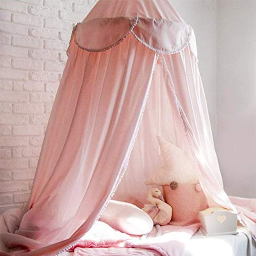 מיטת אולדפפה חופה כיפה עגולה, שיפון יתושים נטו מקורה משחק חיצוני קריאה של אוהל קישוט לחדר שינה לחדר לילדים