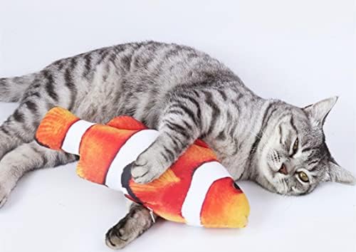 ציוד חיית מחמד LVAIR קטניפ דגים דגי צעצוע קטיפה הדמיה חתול צעצוע דג חתול צעצוע צעצוע כרית קטיפה סימולציה
