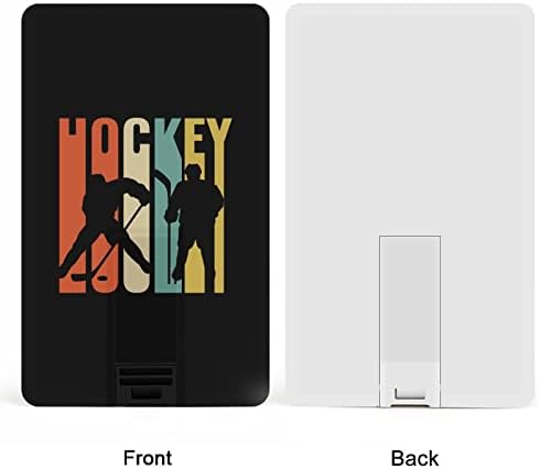 שחקני הוקי קרח USB 2.0 מכריע פלאש מכריע זיכרון לצורת כרטיס אשראי