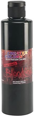 Createex צבעים צבע קו דם למברשת אוויר, 8 גרם, לבן עצם ישן