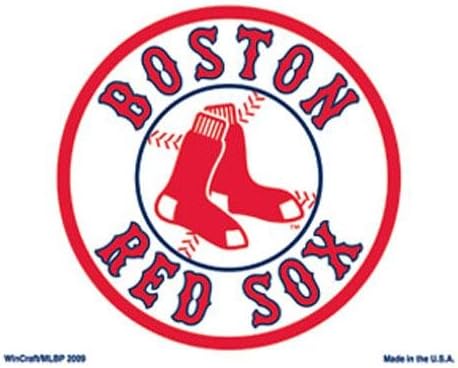 Wincraft MLB BOSTON RED SOX 68112091 מדבקות צבעוניות רב-שימושיות, 5 x 6