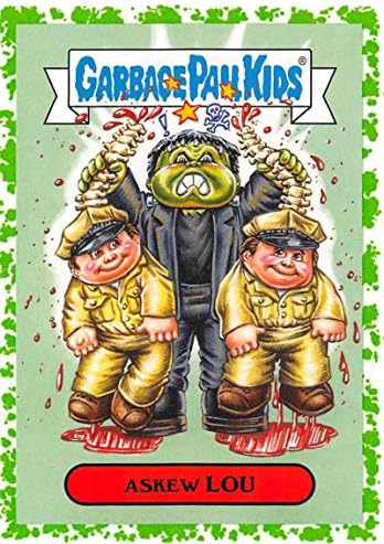 2018 Topps Farbage Pail Kids Oh Oh The Horror-Ell Classic Monster Monster A Puke 11a Askew lou x כרטיס מסחר