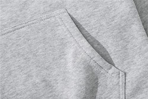 קפוצ'ון ומכנסי טרנינג עם 2 חלקים גדולים ומכנסי טרנינג מוגדרים לגברים נשים שרוול ארוך סוודר היפ הופ