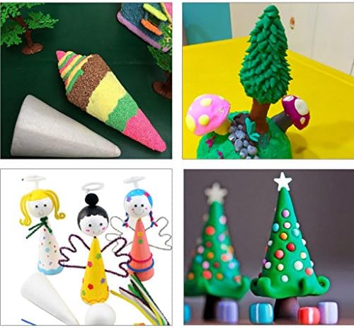 Rahyma Weiping - 10 יצירות חידוש קישוט קישוט קצף חרוט בצורת DIY מלאכות ילדים קישוט למסיבה קוד סטטיסטיקה