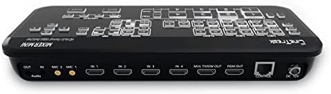 מערבל סינטרק מיני מיני מערבל וידאו רב-פורמטי מתג 4 x HDMI כניסות USB 3.0 סטרימינג חי עם פלט תמיכה פלט מותאם אישית