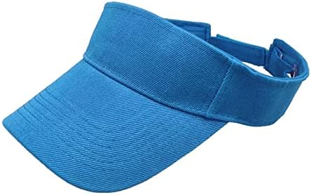 נשים גברים מגן שמש מגן שמש הגנת מגן כובעי קלאסי מוצק צבע אתלטי ספורט מגן כובעי טניס גולף כובעים