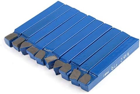 פינקוס 10 יחידות סגסוגת קרביד מחרטה כלים 1/4 שוק כחול מולחם הטה הפיכת נוסע ריתוך כלי סט