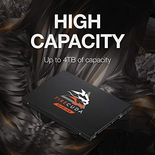 Seagate Firecuda 120 SSD 1TB כונן מצב מוצק פנימי - SATA 6GB/S 3D TLC עבור מחשב נייד למשחקים PC