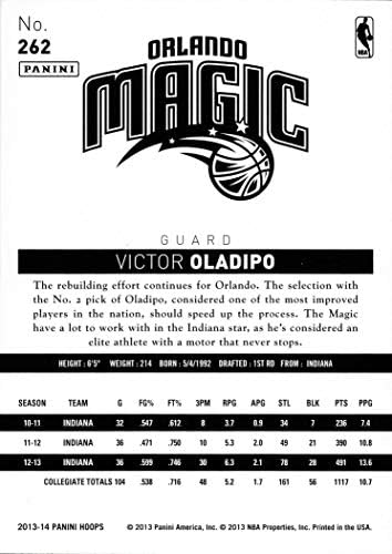2013-14 Panini NBA Hoops כדורסל 262 כרטיס טירון ויקטור אולדיפו
