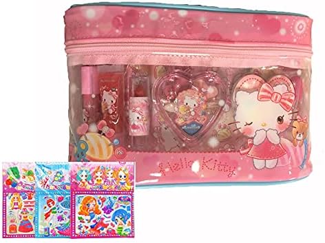 Sanrio Hello Kitty Vanity Set Set Set Set Set Set Cosmetics Cosmetics תיק קוסמטי לילדים