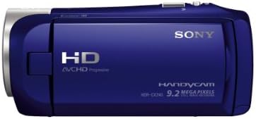 מצלמת Sony HDRCX240/BVideo עם LCD בגודל 2.7 אינץ '