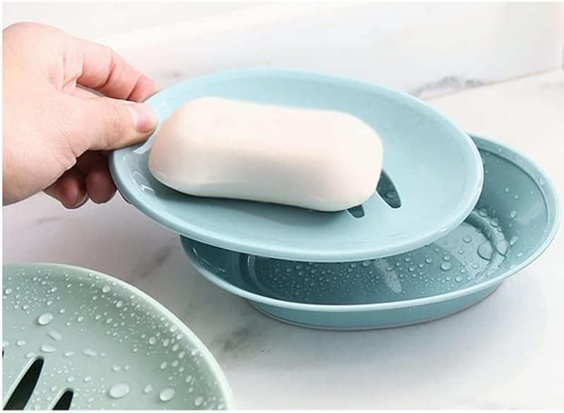Doubao צלוחו צלוחית קופסת סבון קופסת סבון סבון קופסת סבון קופסת אחסון מגש אחסון ללא מים מתלה אמבטיה