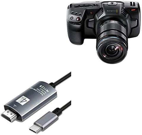 כבל למצלמת קולנוע כיס בוסמגי 4K - כבל SmartDisplay - USB Type -C עד HDMI, USB C/HDMI כבל עבור מצלמת