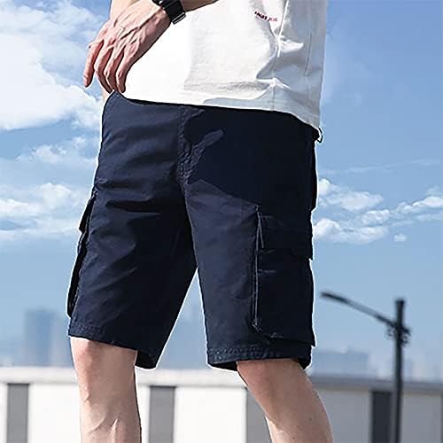 מכנסיים קצרים של גברים קצרים אופנה בצבע אחיד מכנסי מכנסי כיס מכנסיים מכנסיים מכנסיים מכנסיים קצרים