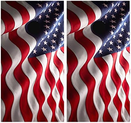 מדבקות מגדל גלי דגל אמריקאי דגל חור תירס עוטף ויניל