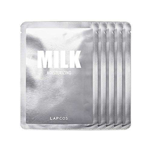 מסכת גיליון חלב לאפקוס, מסכת פנים יומית לחות לחידוש ושחזור עור יבש עם סרמידים, יופי קוריאני מועדף,