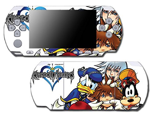 Kingdom Hearts Deopy Sora Donald Mickey משחק וידאו ויניל מדבקות עור ויניל עור עבור Sony PSP PlayStation Portable