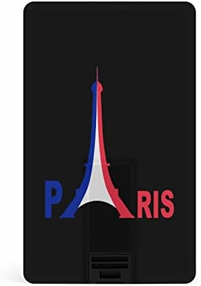 דגל צרפת של מגדל אייפל כרטיס אשראי כרטיס אשראי USB כונני פלאש מותאמים אישית למקל מפתח מתנות תאגידיות ומתנות