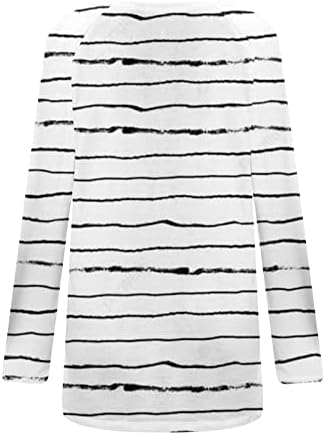 נשים סתיו סתיו חולצת צוואר צוואר שרוול ארוך 2023 בגדים כותנה טרנדית גרפית מזדמנת לבנות 91 91