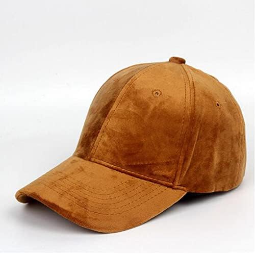 יוניסקס בציר קטיפה בייסבול כובע טרנדי מוצק צבע סתיו חורף אבא כובע שמש הגנת בארה ' ב מתנות לנשים גברים