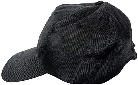 אלפא מאחז בייסבול כובע, 6 פנל בייסבול כובע, שחור בייסבול כובע, כיס רוכסן, מתכוונן אחת גודל