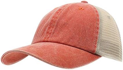 כובע בייסבול מתכוונן של רשת רכה וינטג '