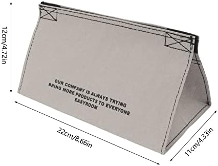 קופסת אחסון רקמות FDIT, מחזיק רקמות נייר קראפט רחיץ קיבולת גדולה להתפרקות לחדר שינה
